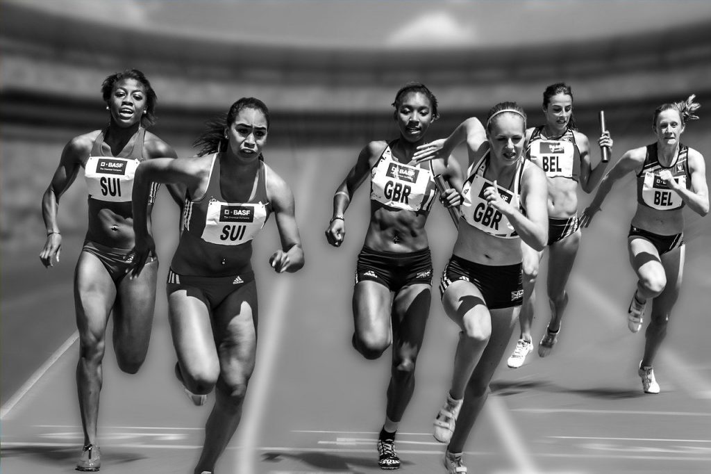 How sports become an important one in day to day life? A group of people running