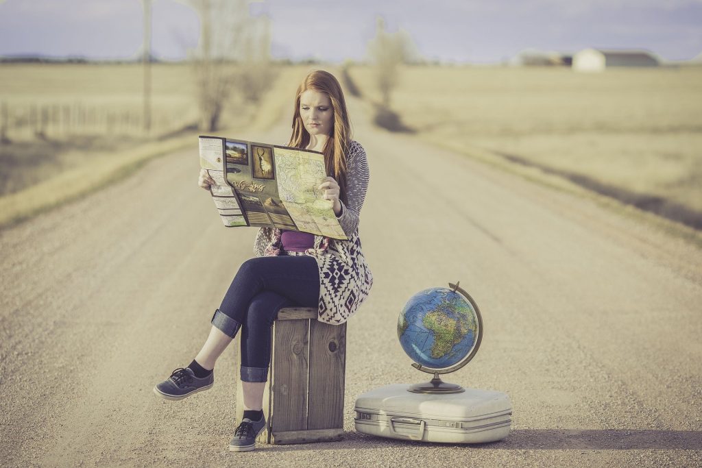 Why people are curious to tour and travel to new places? Globe Trotter Traveller Globe Map Journey Planning